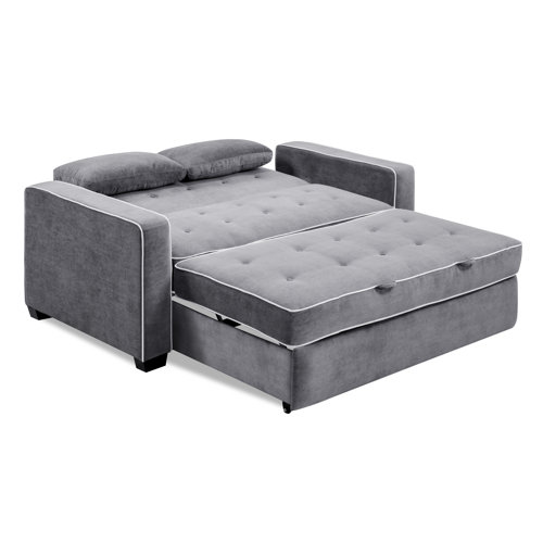 Serta Monroe Full Size Convertible Sleeper Sofa with Cushions & Reviews